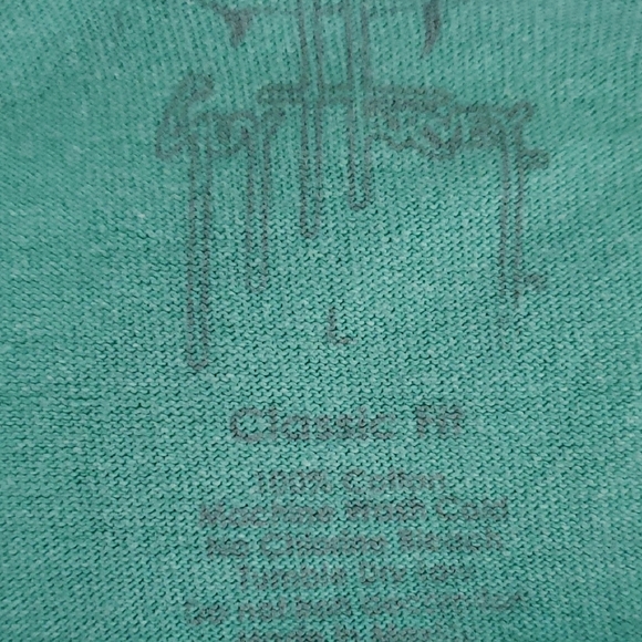 Guy Harvey Teal Long Sleeve Shirt - Picture 4 of 4